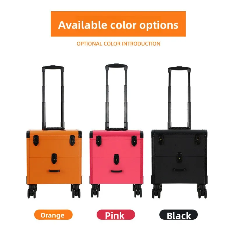 Nail Art - Beauty Case Trolley Durable Multi Layer
