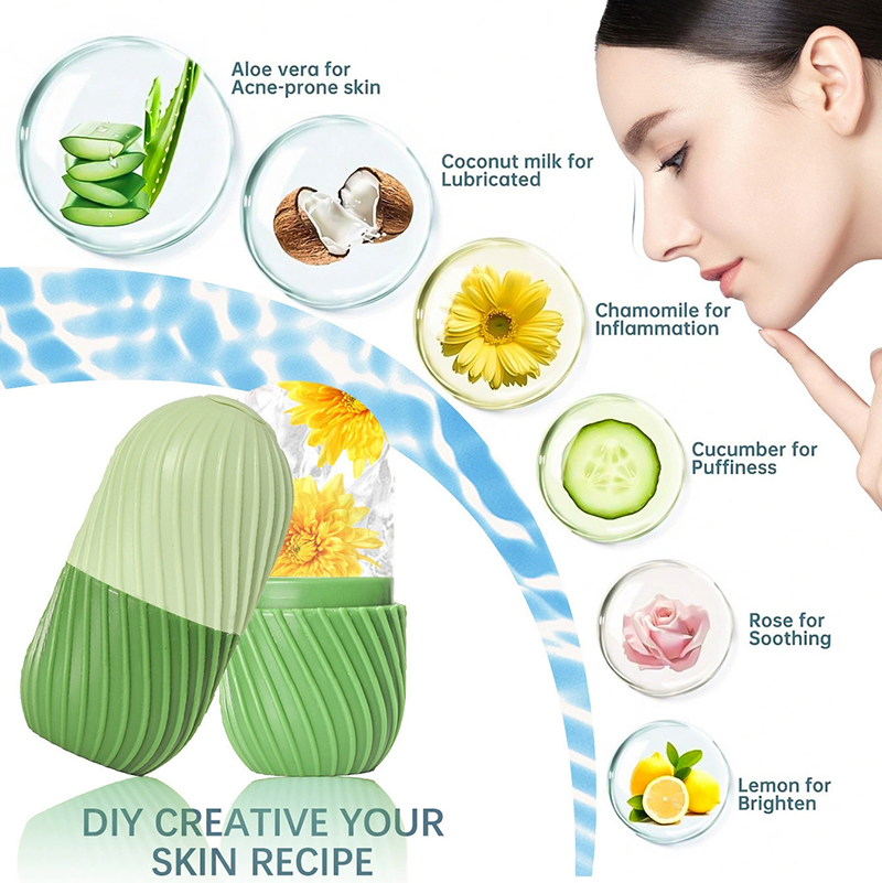 Face Ice Roller Puffiness - 【1PC Silicone Ice Face Roller Mold