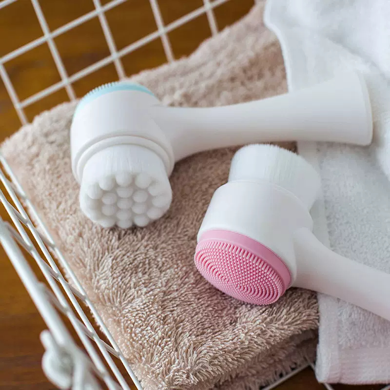 Double Sided Manual Facial Cle - Silicone Face Scrubber Electric review and price