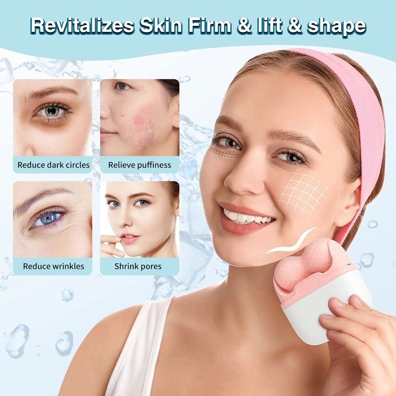 Dual Head Ice Roller for Face  - Face Ice Roller Puffiness review and price