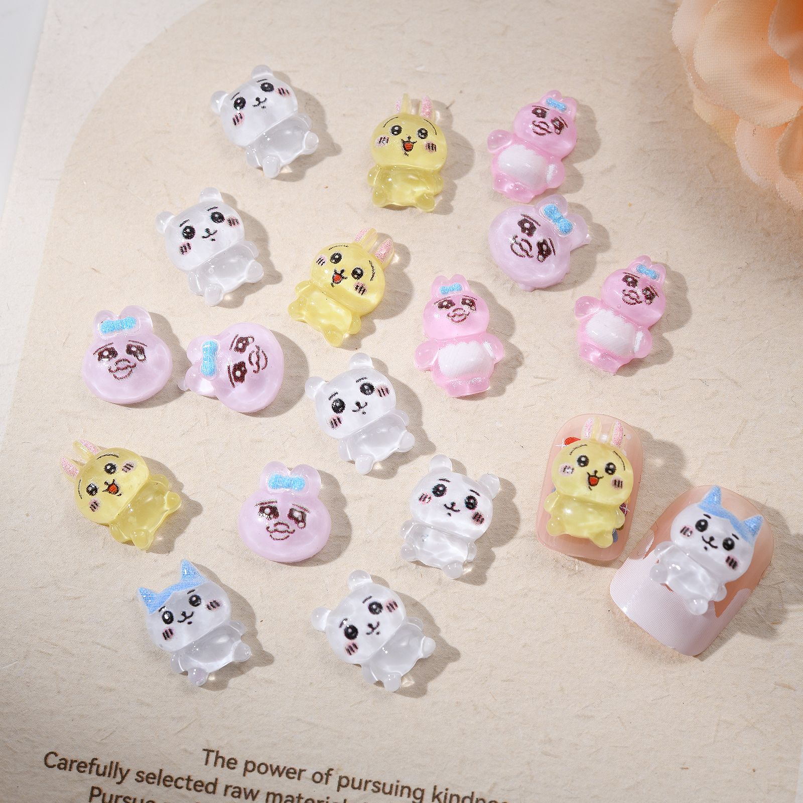 100pcs Cartoon forchiikawa Nai - Nail Art review and price