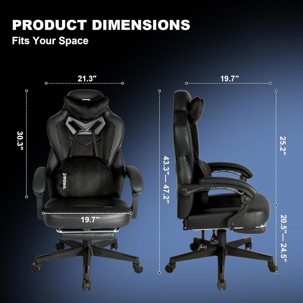 Gaming Chair PRO, Ergonomic Ga - Massage review and price
