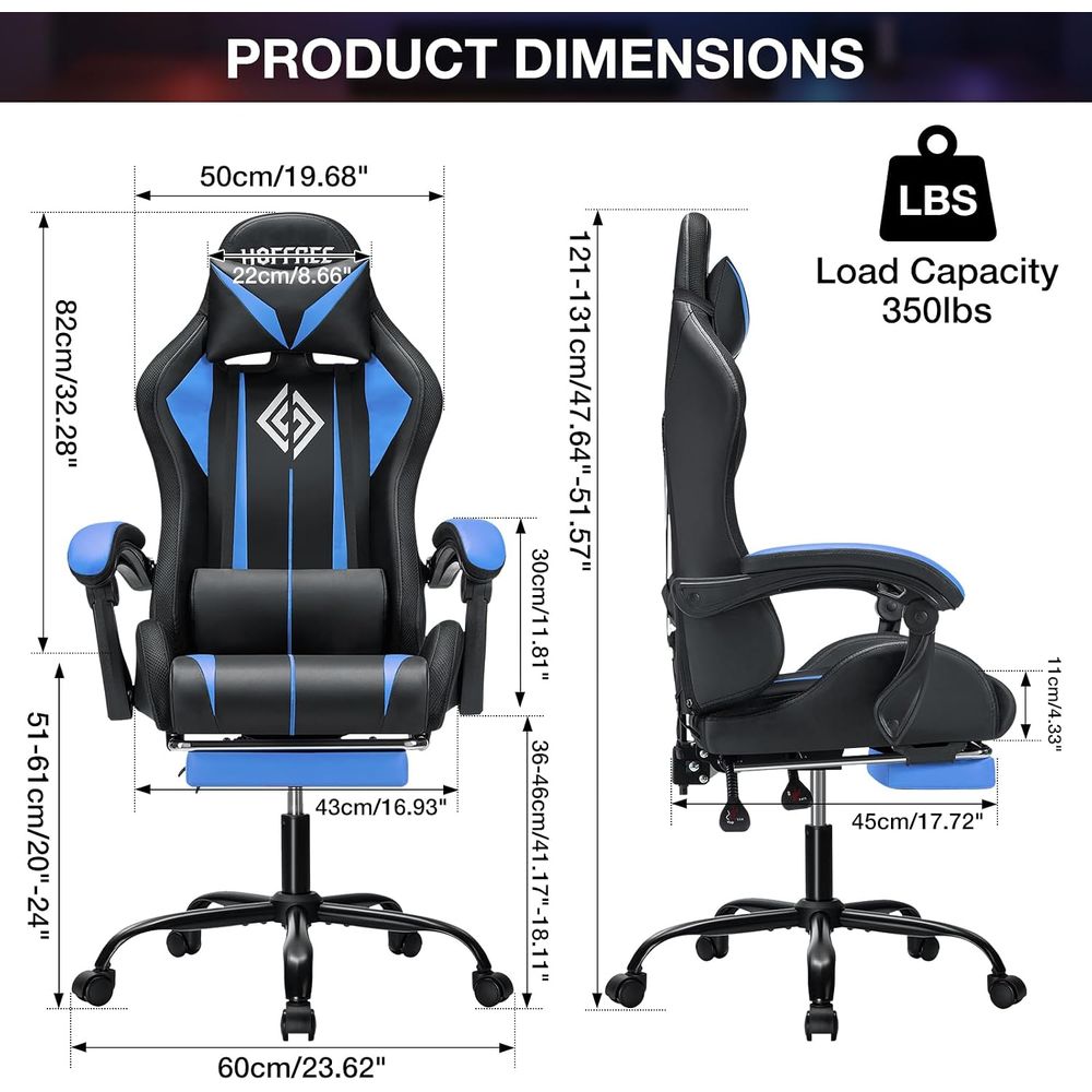 LED Gaming Chair with Massage  - Massage review and price